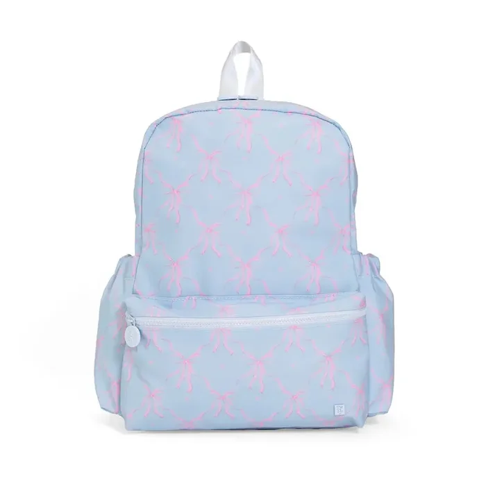 TRVL Blue Eloise Bow Backpack