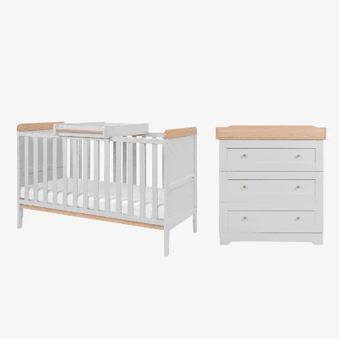 Tutti Bambini Rio 2 Piece Room Set – Dove Grey/Oak