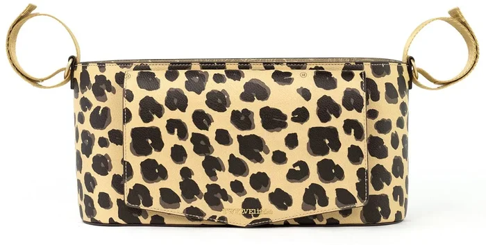 TWELVElittle Peek-A-Boo Stroller Caddy – Leopard Print
