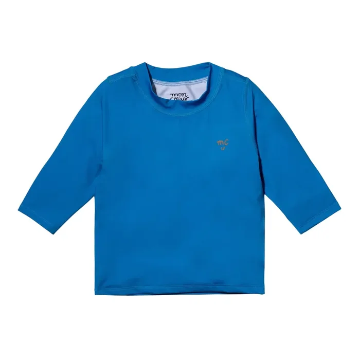 Ufp 50+ Recycled Polyester French Blue Kid Rashguard