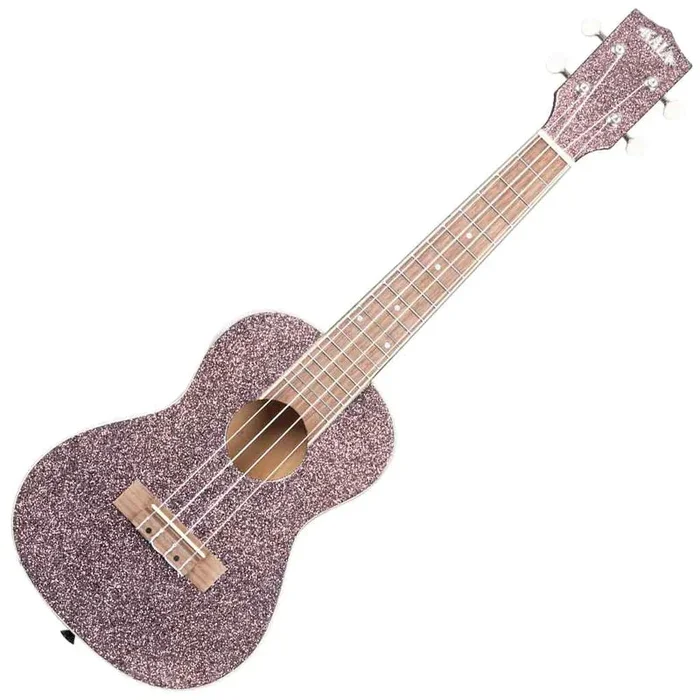 Ukulele- Pink Champagne Sparkle Concert