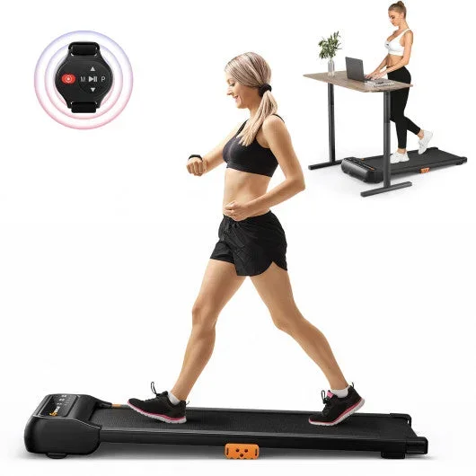 Under Desk Walking Pad Treadmill for Home/Office With Watch-Like Remote Control