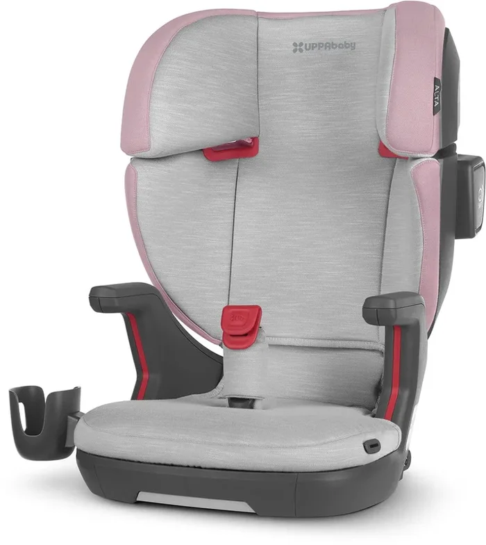 UPPAbaby Alta V2 Belt Positioning Booster Car Seat – Iris (Grey Melange / Lavender)