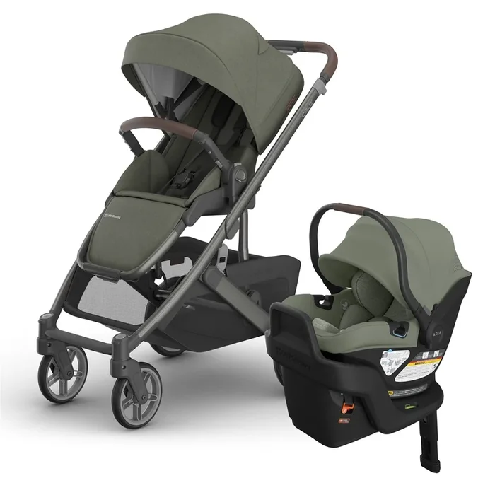UPPAbaby Cruz V3 + Aria V2 Travel System Bundle – Evelyn / Evelyn