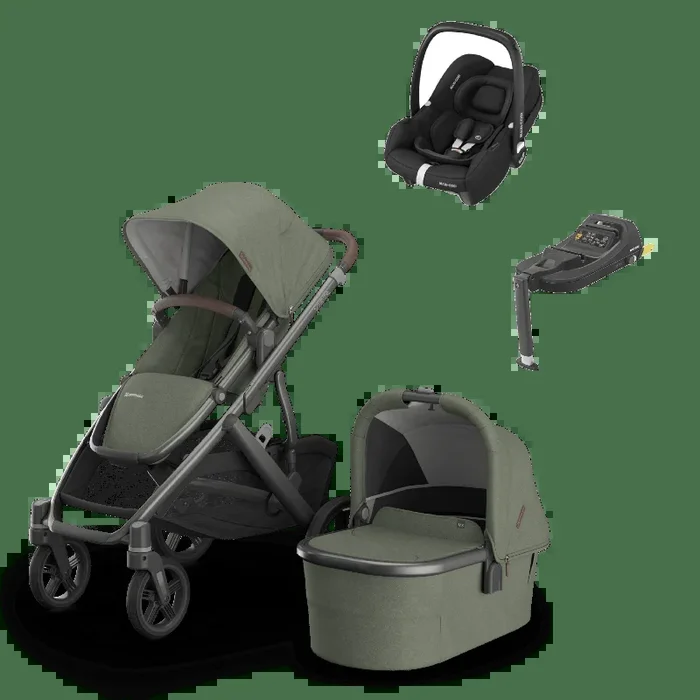 UPPAbaby Vista V3 Pushchair with Cabriofix & Base – Evelyn
