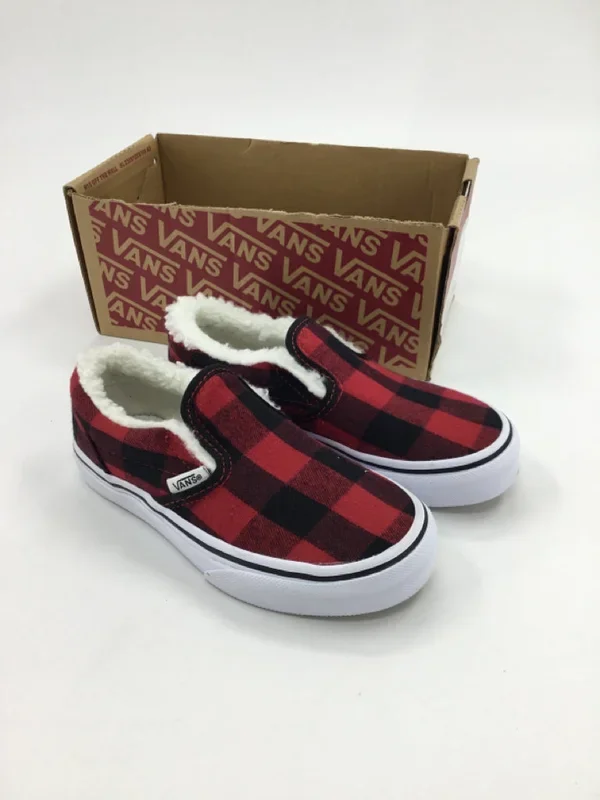 Vans Child Size 12 Red Sneakers