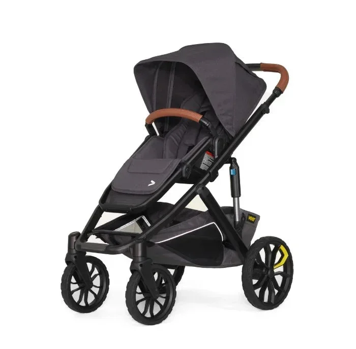 Veer Switch & Roll Leather Kit Stroller (Switchback Seat & Roll Frame, Leather Grips for Handle and Armbar)