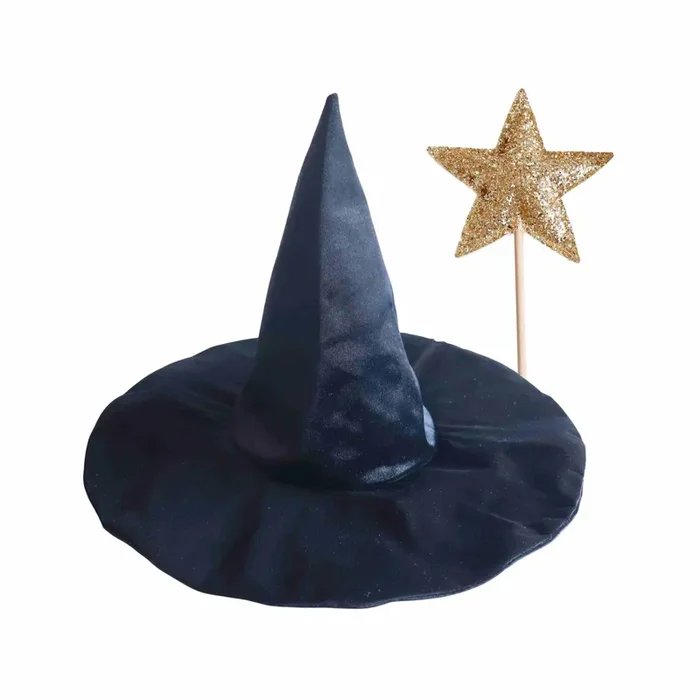 Velvet Witch Hat – Black Kids Or Adults