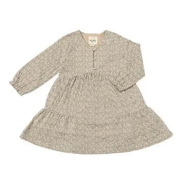 Vignette Juniper Dress | Oatmeal Embroidery