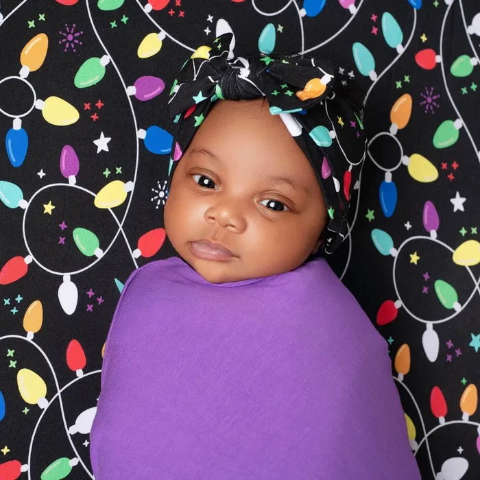Violet | Bamboo Swaddle Blanket