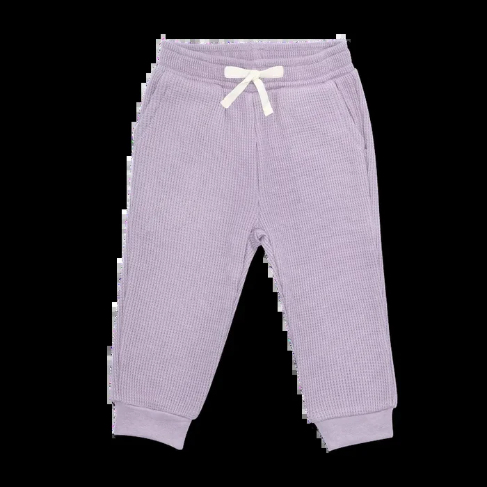 Waffle Joggers – Lavender