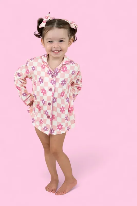 Wavy Daisy Checkers Girl’s Dream Gown