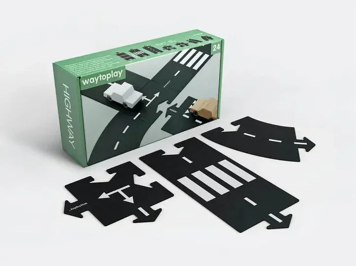 Way To Play Highway Road Set
