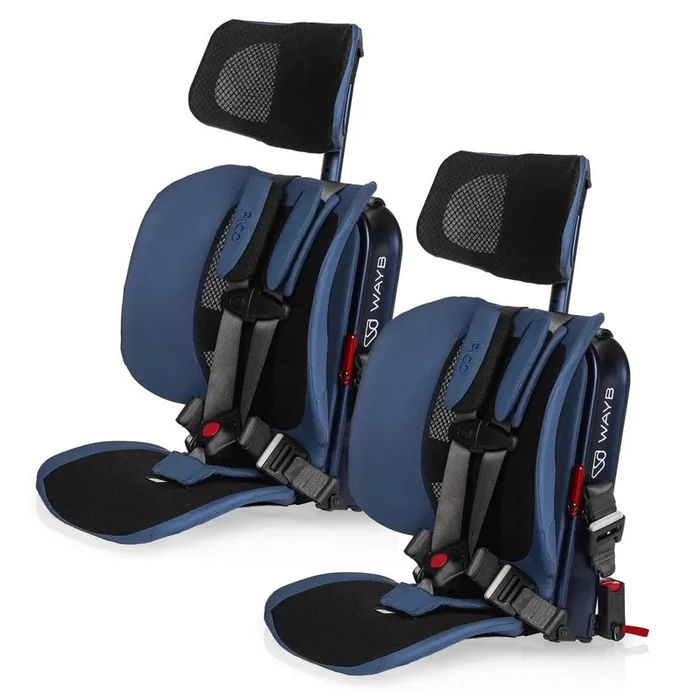 WAYB Pico Forward Facing Travel Car Seat – Midnight (2 Pack Bundle)