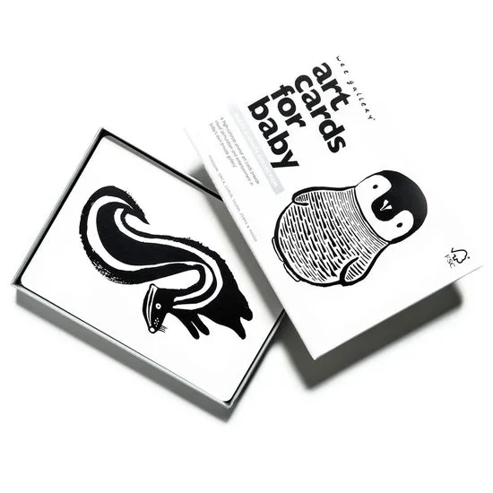 Wee Gallery Art Cards for Baby – Black and White Collection
