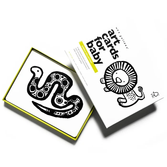 Wee Gallery Art Cards for Baby – Jungle Collection
