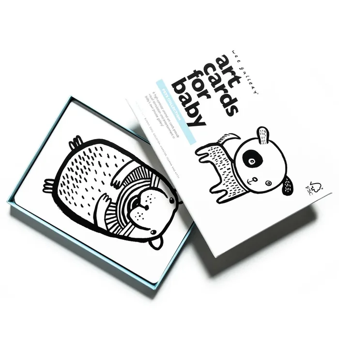 Wee Gallery Art Cards for Baby – Pets Collection
