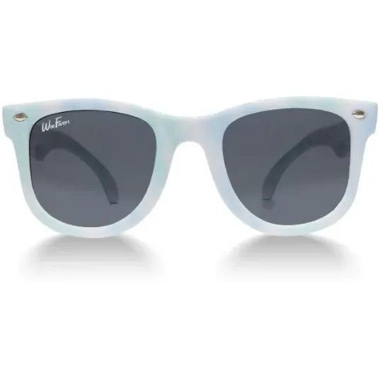 WeeFarers Polarized Sunglasses – Tie Dye Blue-Green