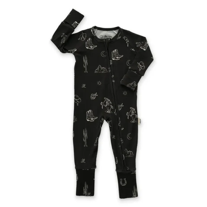 Western Zipper Romper