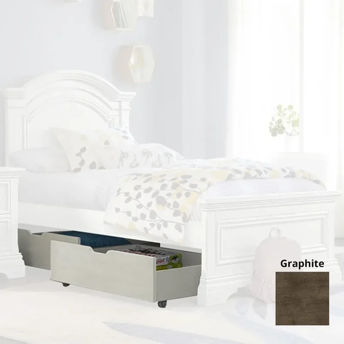 Westwood Dovetail Youth Under Bed Storage Drawer (2) In Graphite