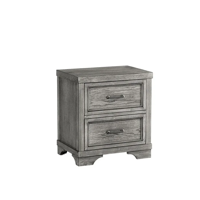 Westwood Foundry Nightstand in Brushed Pewter