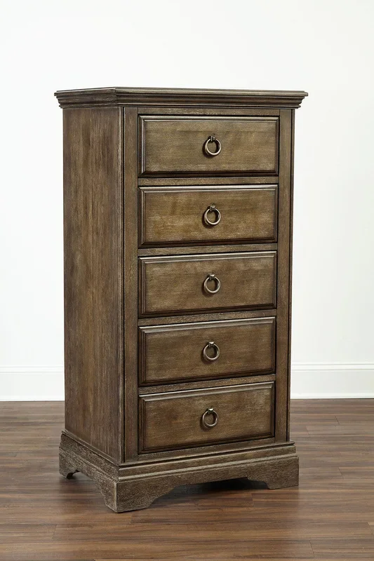 Westwood Riley 5 gavetas Pier Chest em Almond