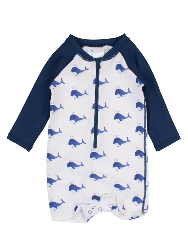 Whale Friends Long Sleeve Rash Guard