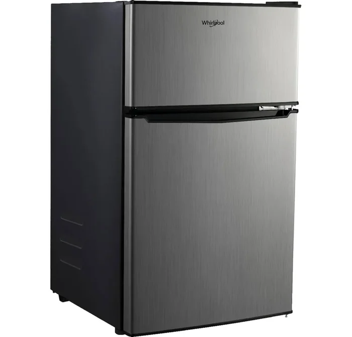 Whirlpool Mini Refrigerator – 3.1 Cu Ft Stainless Steel Dorm Fridge