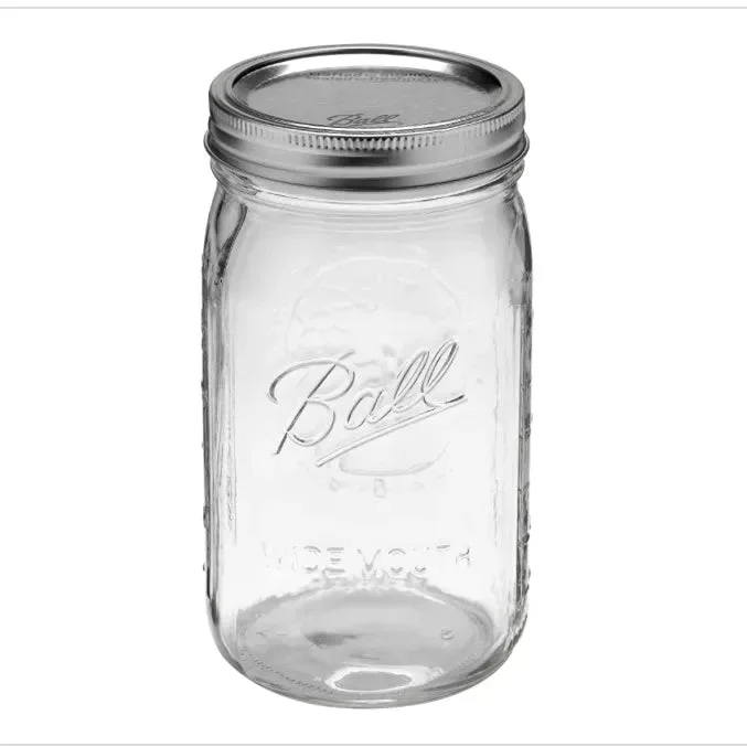 Wide Mouth Canning Jars with Lids – 12 Count