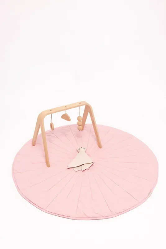 WildBird Linen Quilted Playmat – Galah/Sparrow