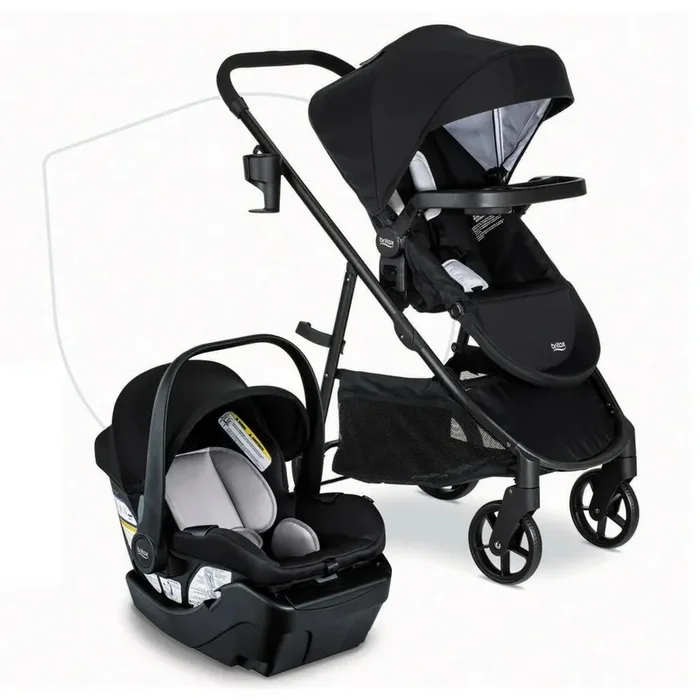 Willow Brook Baby Travel System with Infant Car Seat and Stroller – Onyx Glacier