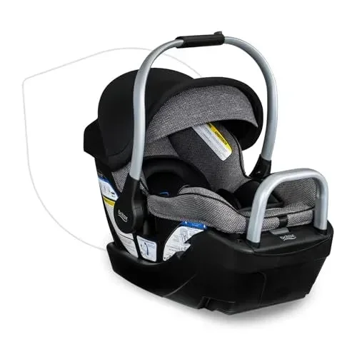 Willow SC Infant Car Seat – Rear Facing Car Seat with Alpine Base – Pindot Onyx