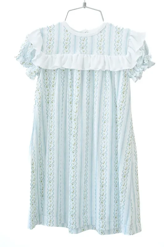 Winter Lily Ruffle Dress