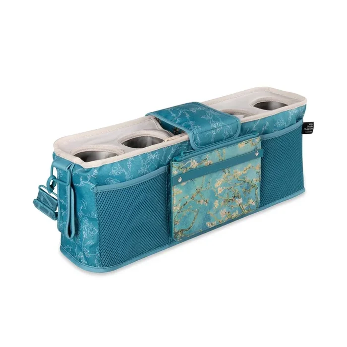 WonderFold Parent Console With 4 Cupholders – Van Gogh Almond Blossoms