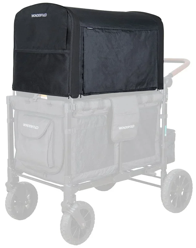 WonderFold W4 Elite / Luxe Flex Canopy – Black