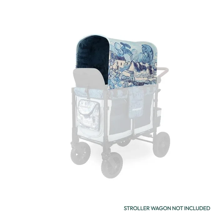 WonderFold W4 Elite/luxe Panoramic Canopy – Van Gogh Landscape With Houses