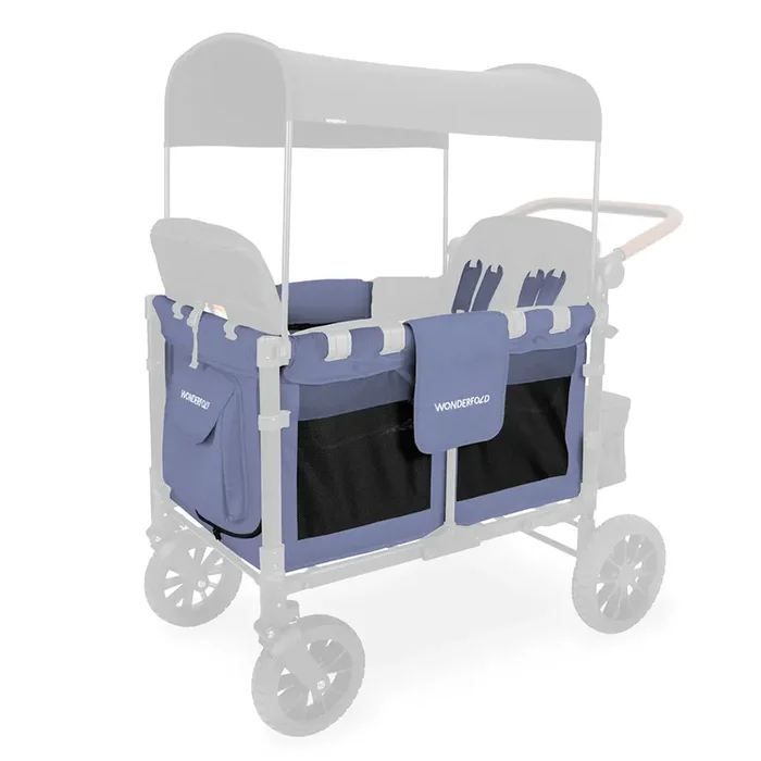 WonderFold W4 Elite | W4 Luxe / Storm Blue Carriage Fabric