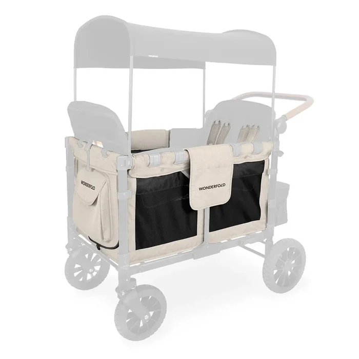 WonderFold W4 Elite | W4 Luxe / Tela beige arena para carruajes