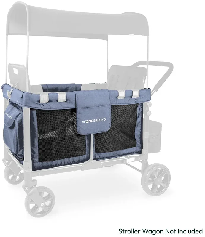 WonderFold W4 Original Carriage Fabric – Storm Blue