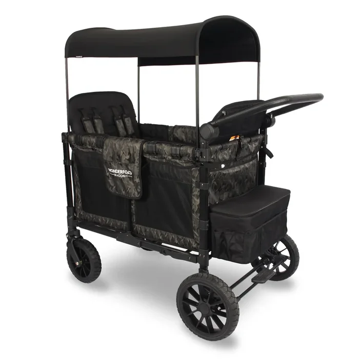 Wonderfold Wagon W4 Luxe Quad Stroller Wagon (4 Seater) – Shadow Green Camo