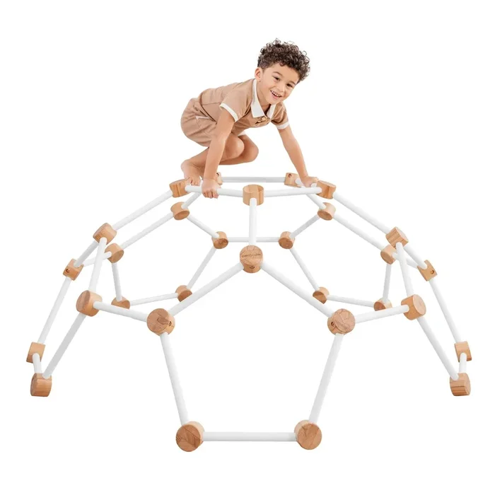 Wood Dome Climber – White