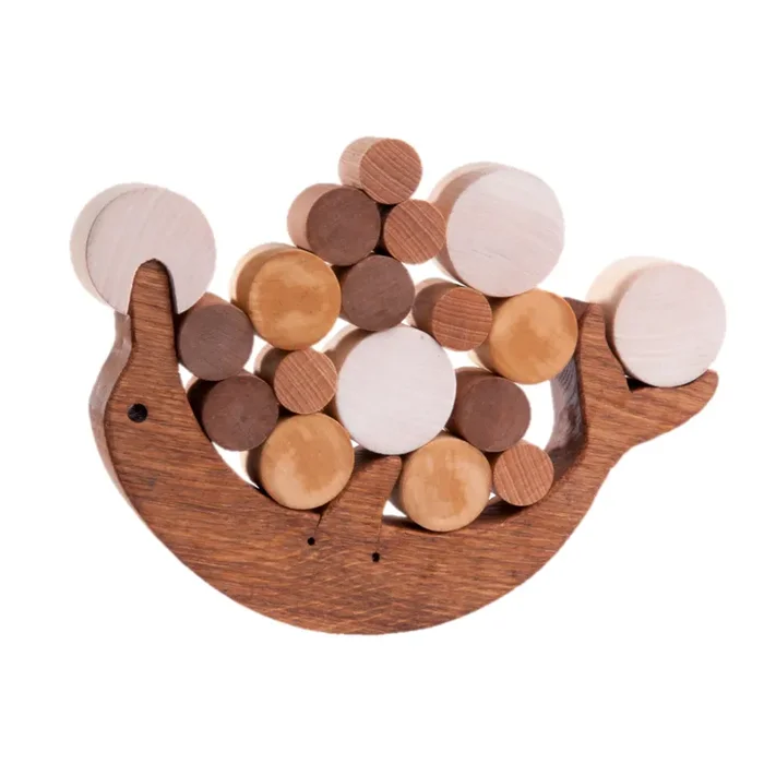 Wooden Dolphin Balancing Toy