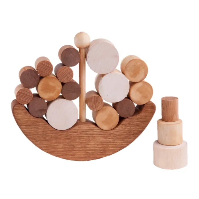 Wooden Ship Balancing Toy