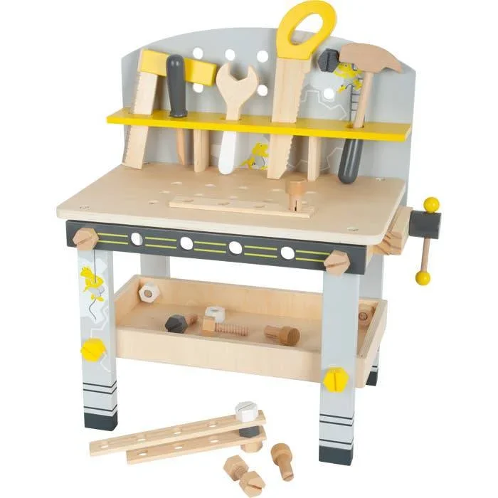 Wooden Toys Compact Workbench Playset