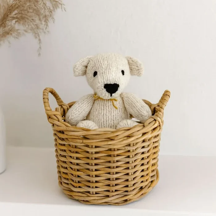 Wool Knit Buddy | Vee the Cream Bear