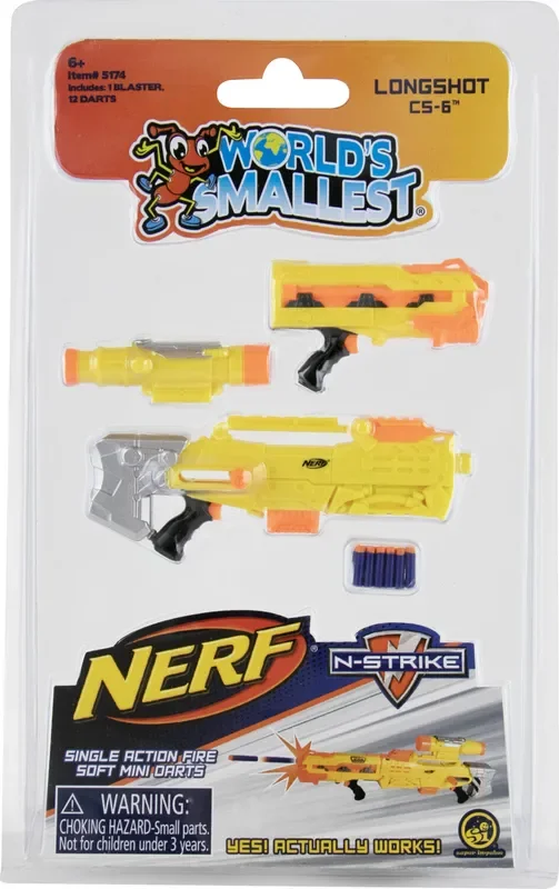 World’s Smallest Nerf Blasters (assorted)