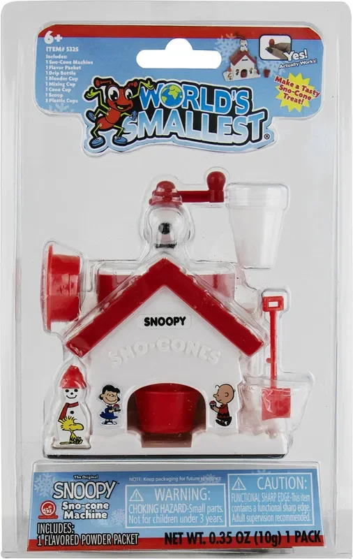 World’s Smallest Snoopy Sno-Cone Machine
