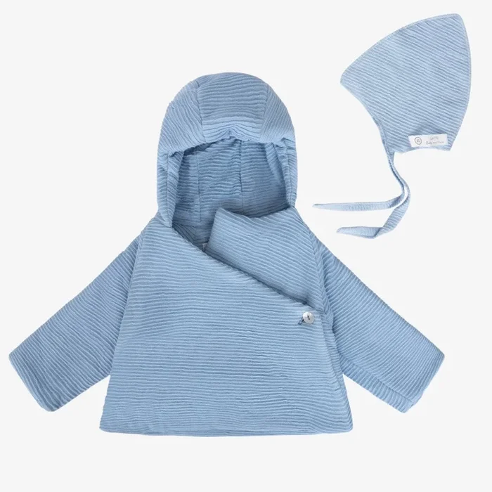 Wrap Coat And Hat – Blue
