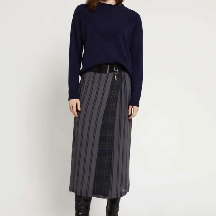 Wrap Skirt – Grey