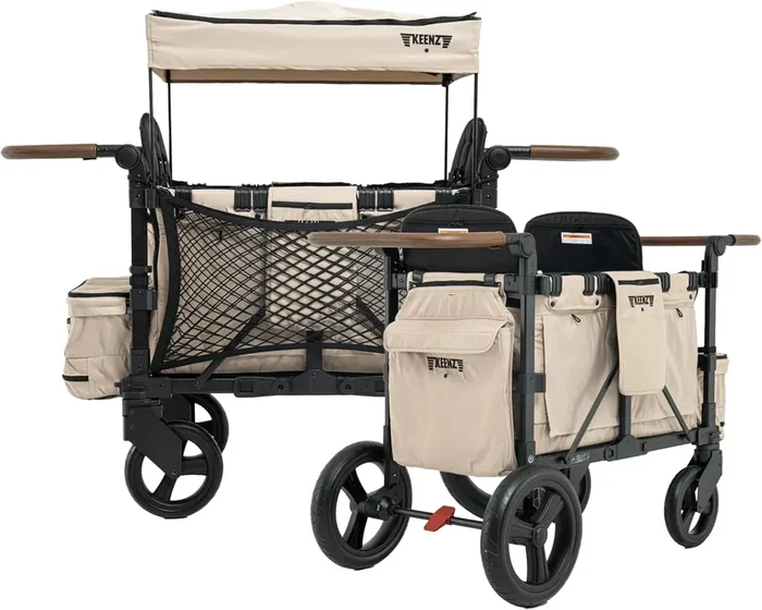 XC EVO – 2 Passanger Luxury Comfort Stroller Wagon – Mocha